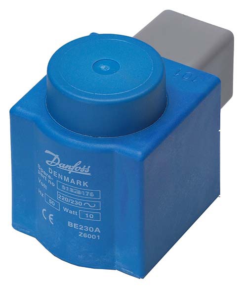 Danfoss Solenoild Coil : 018F6176 : BE230AS : 220vac