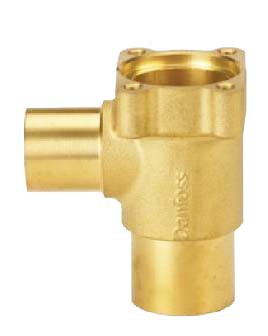 Danfoss Valve Body TE5 : 067B4034 : 7/8" × 1-1/8" : Solder angleway