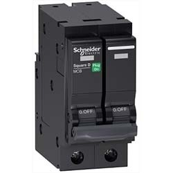 SCHNEIDER : เมนเซอร์กิตเบรคเกอร์ 2 Pole 63 Amp : QO263VSC10T