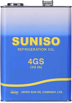 SUNISO MINERAL REFRIGERATION OILS 4GS : Metal Package : 3.75L